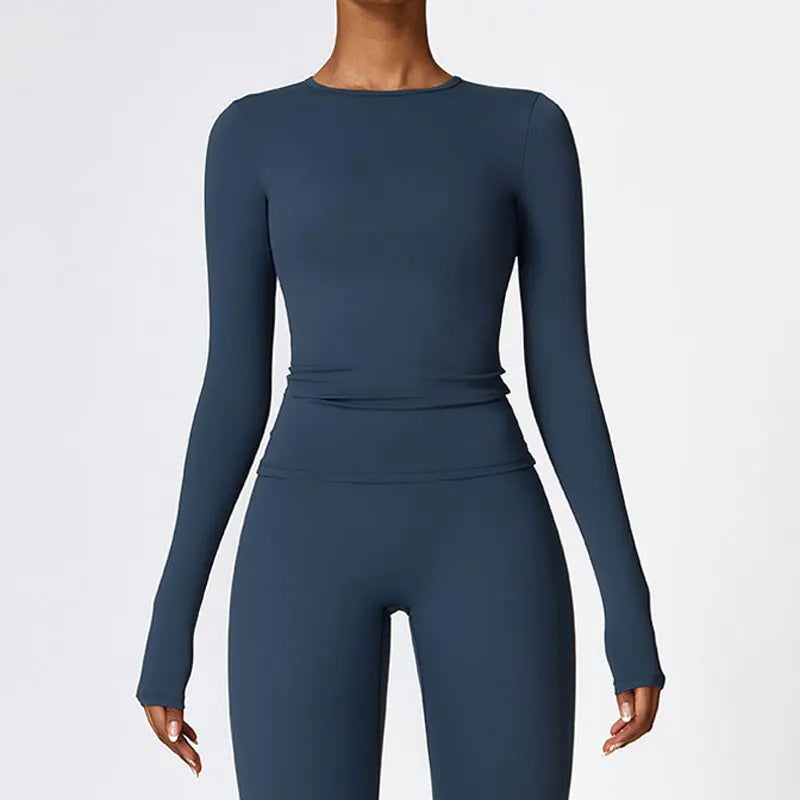 long sleeves gym set