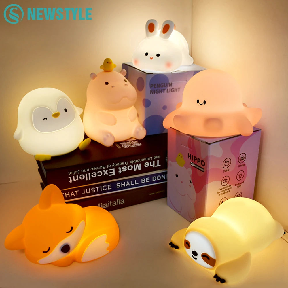 Cute Silicone Squishy Night lamps