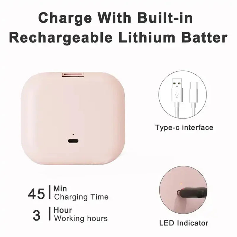 Portable Compact Mini Folding Cosmetic Mirror with Lights