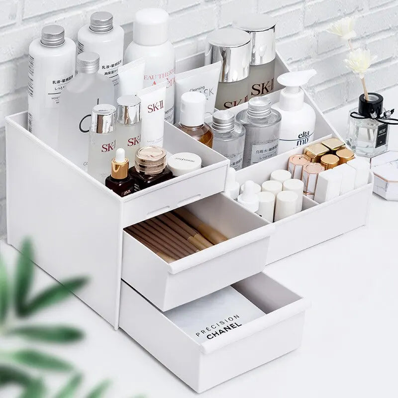 White New Makeup Drawer