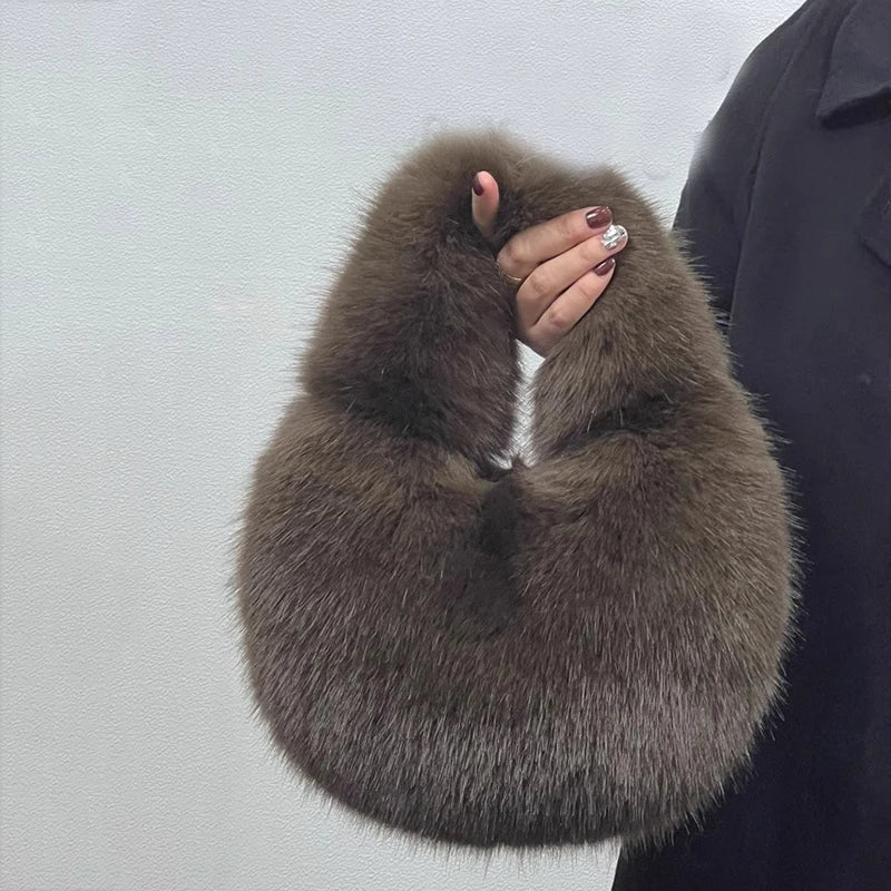 Furry Shoulder Bags