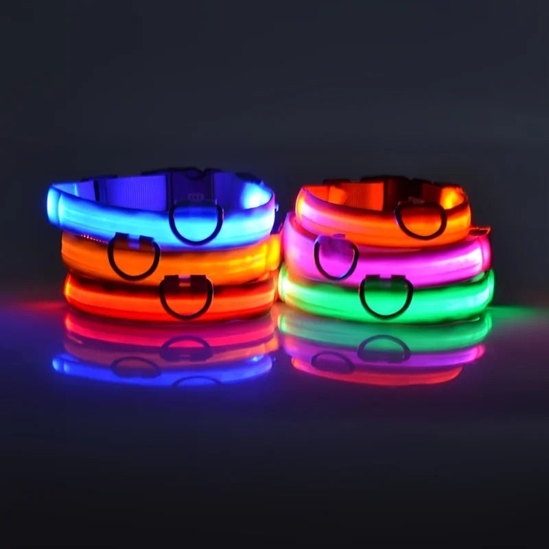 LED Night Safety Flashing Pet  Collar