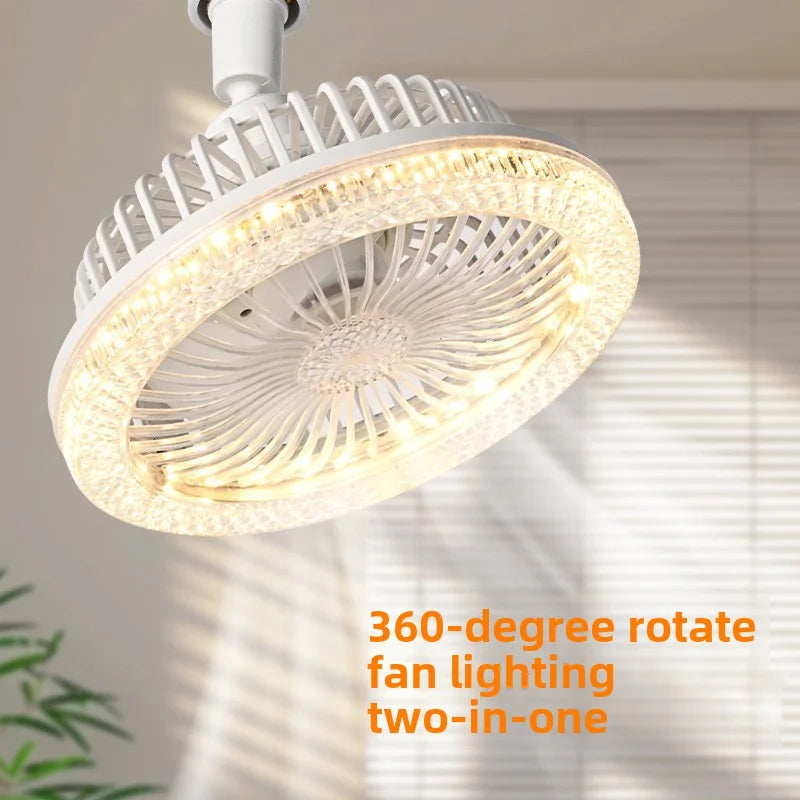 Smart Remote Control Ceiling Fan with LED Lighting