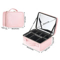 Smart LED Cosmetic Case With Mirror