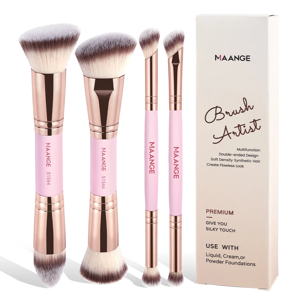 4pcs Basic Makeup Brushes Set