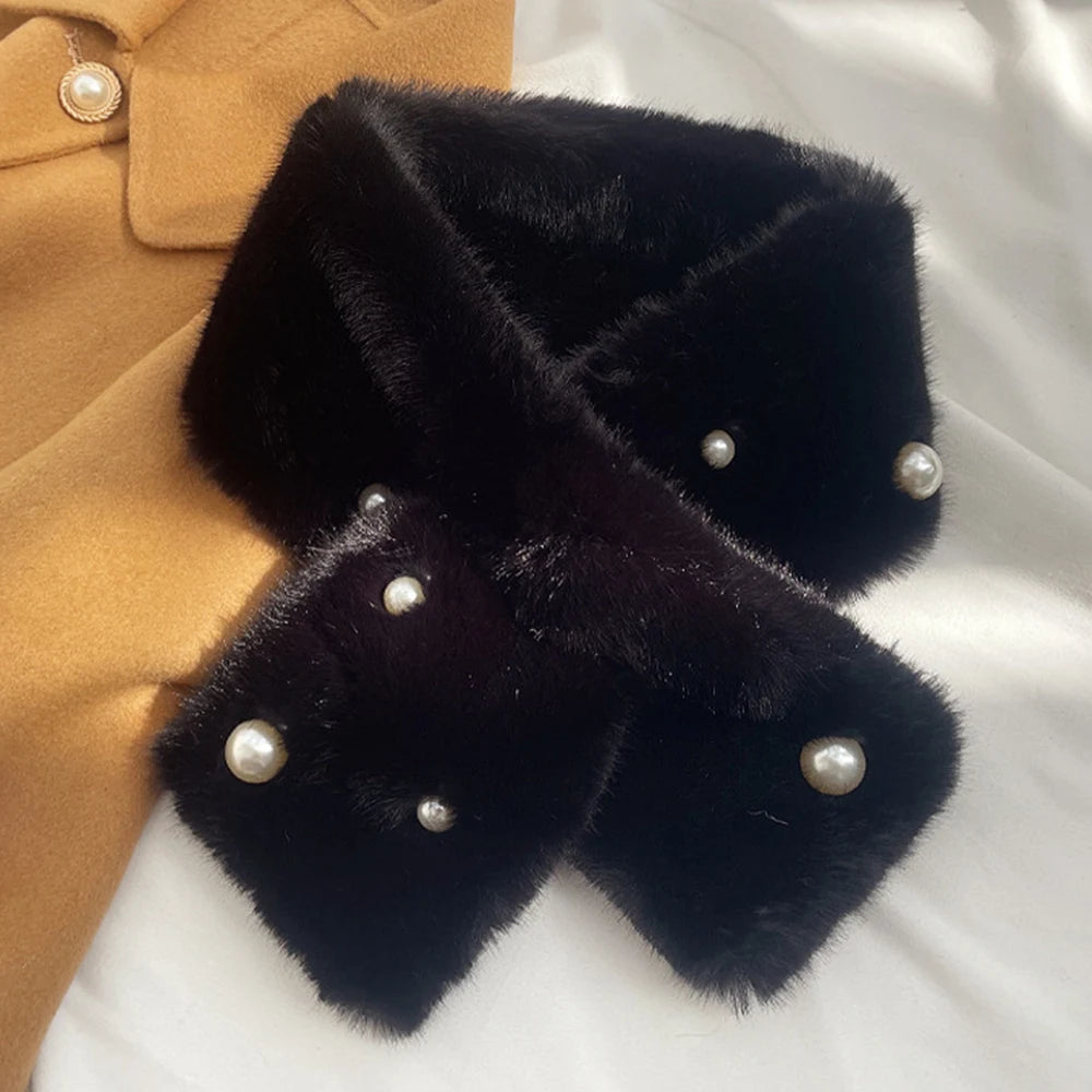 Winter Cross Collar Neck Scarf