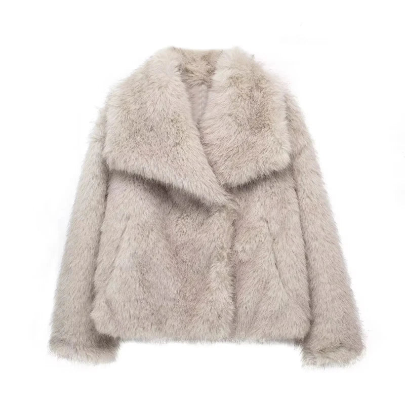 Faux Fur Women Coat