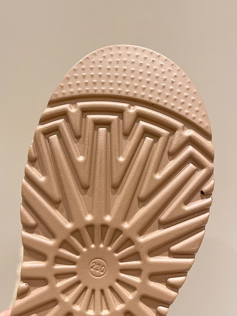 Luxury Furry Faux Winter Snow Boots