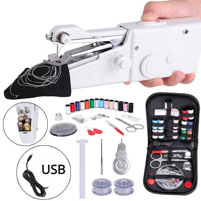 Portable Handheld Manual Sewing Machine