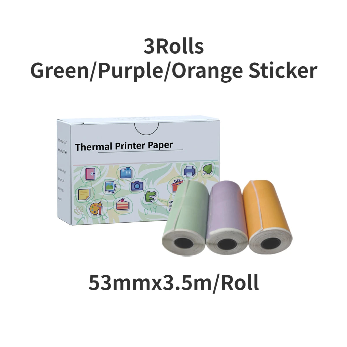 Mini Sticker Inkless Thermal Printer,