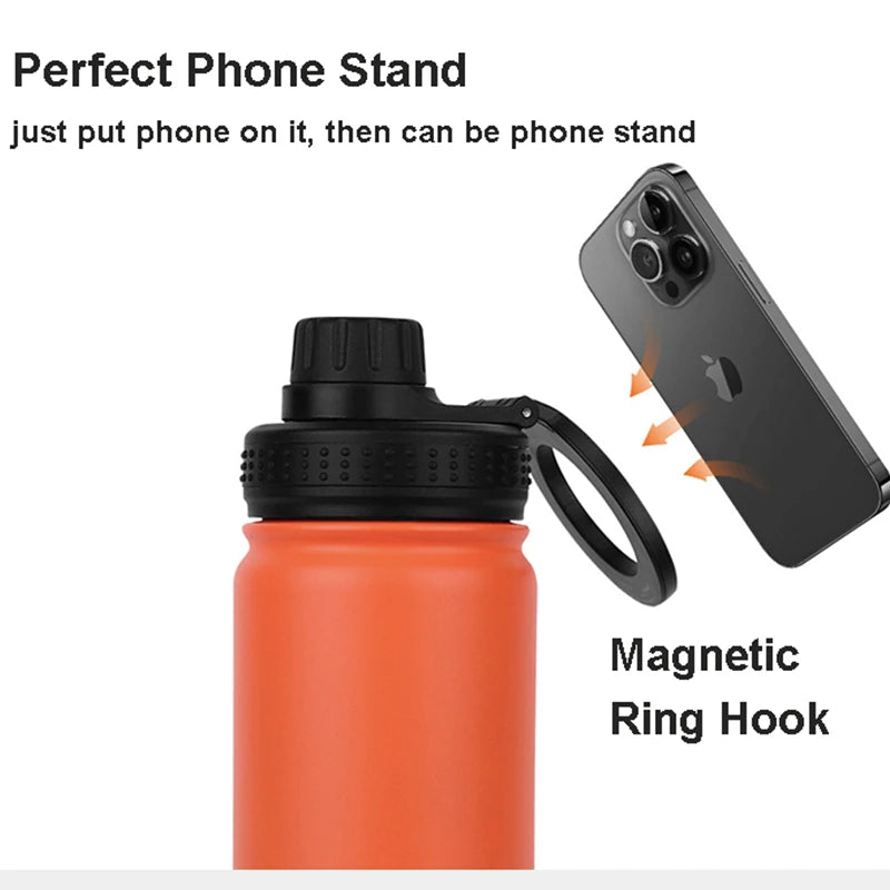 Magnetic Phone Holder Adjustable Water Bottle