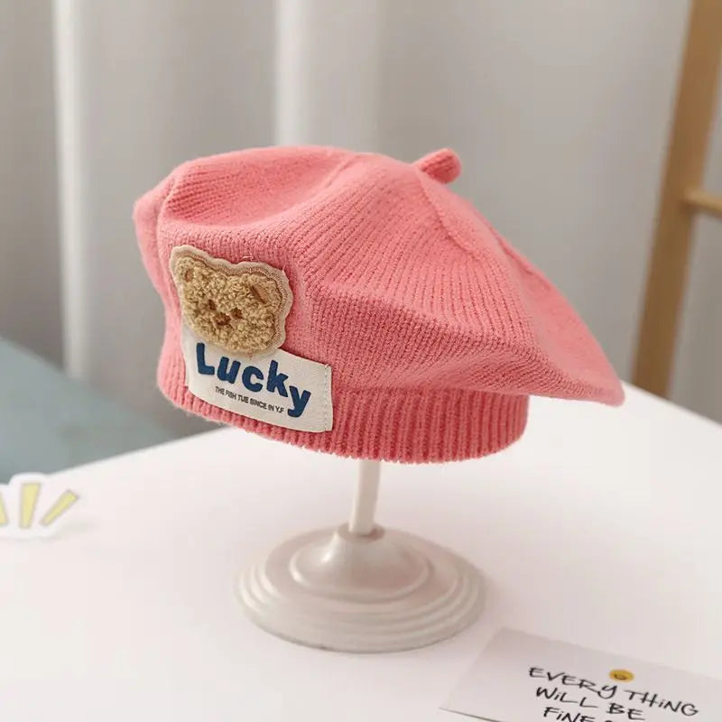 Flower Baby Beret Hat