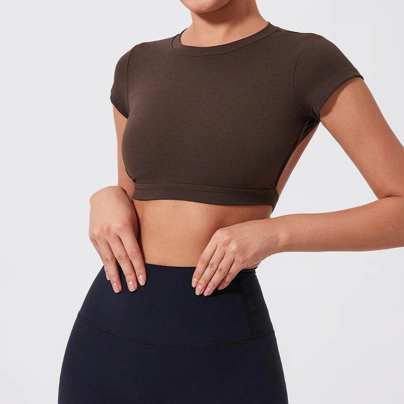 Sports Workout Crop Tops