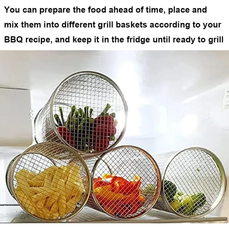 Barbecue Grill Basket Grate