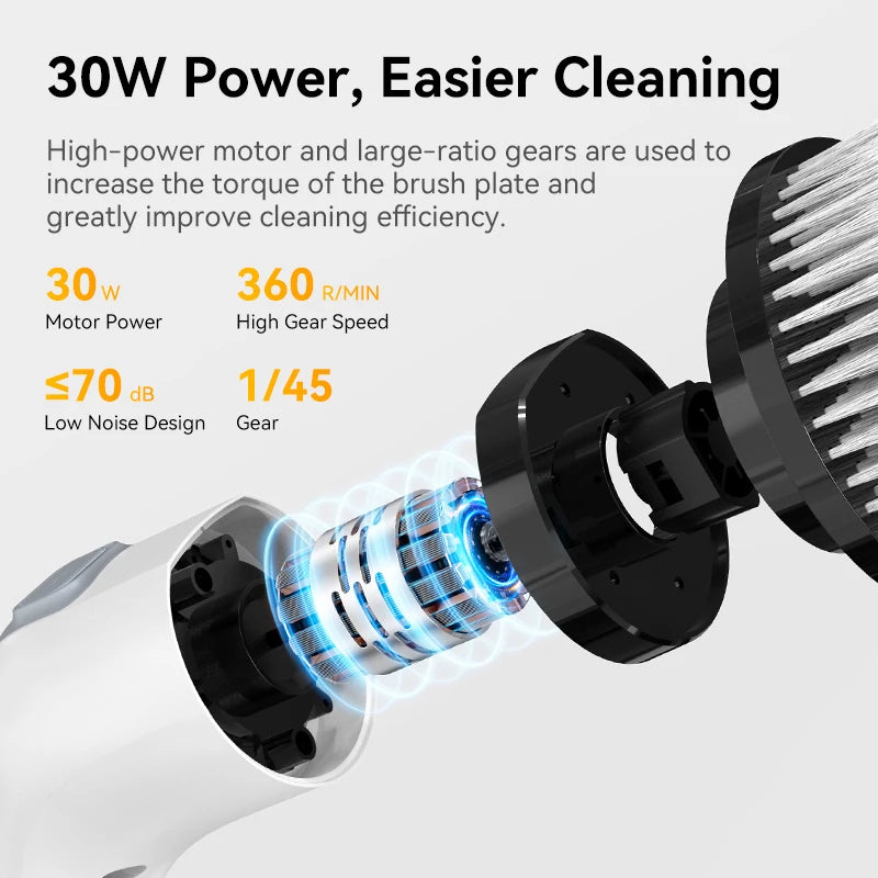 Handheld Electric Cordless Cleaning Brush