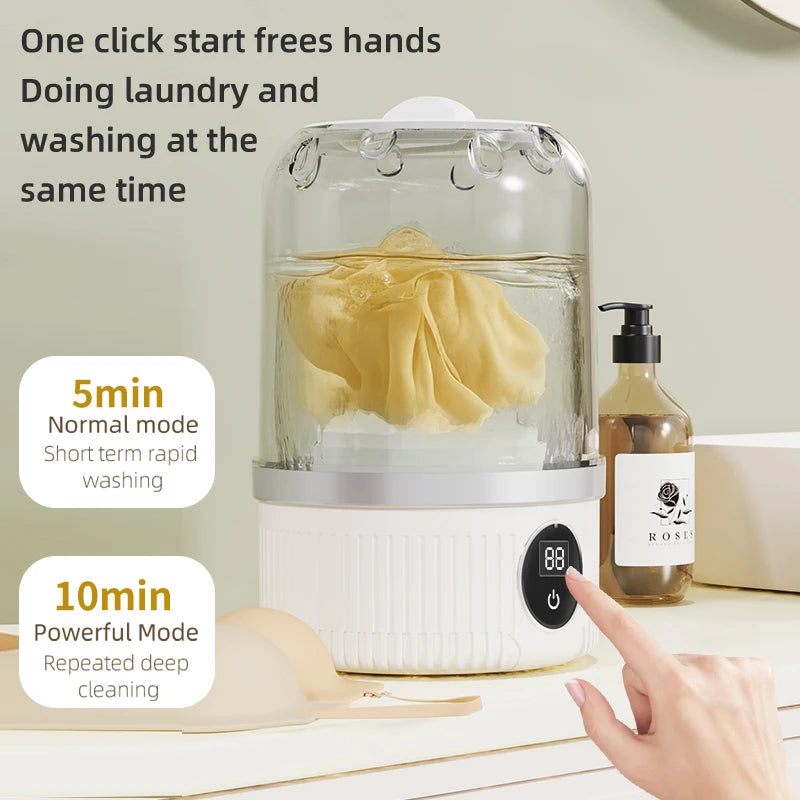 Mini Household Electric  Wireless Washing Machine