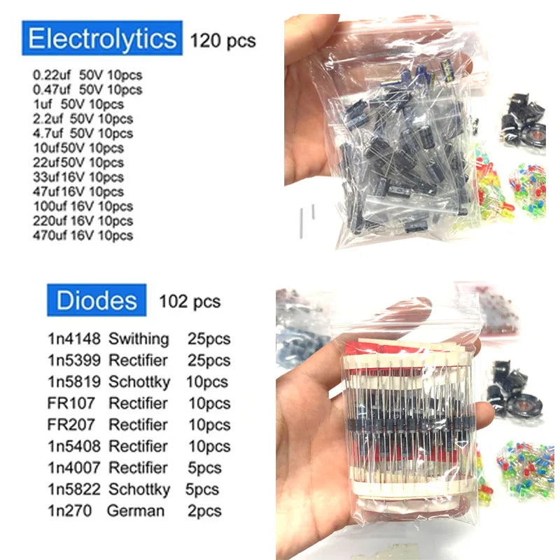Electronic Components Kit For Kids
