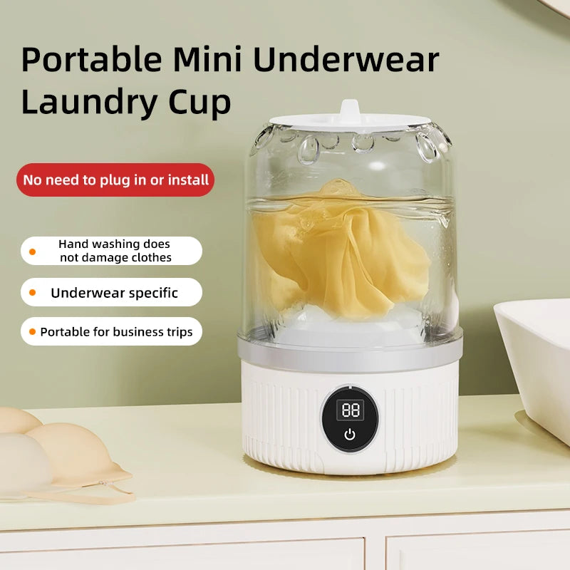 Mini Household Electric  Wireless Washing Machine