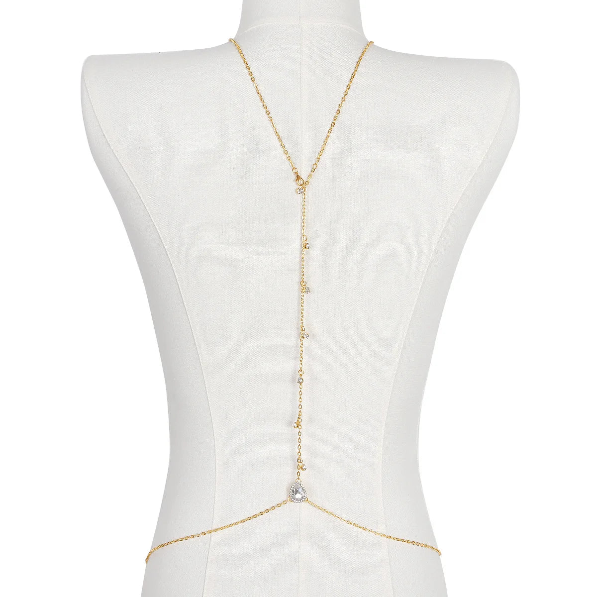 Back Rhinestone Body Chain