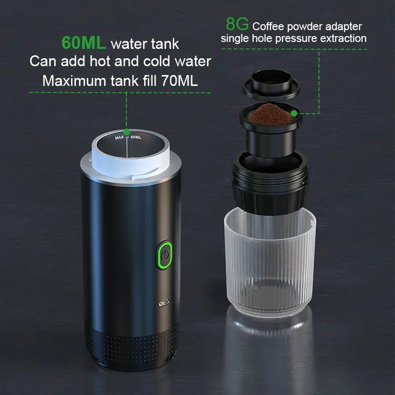 3 in1 Portable Espresso Coffee Machine