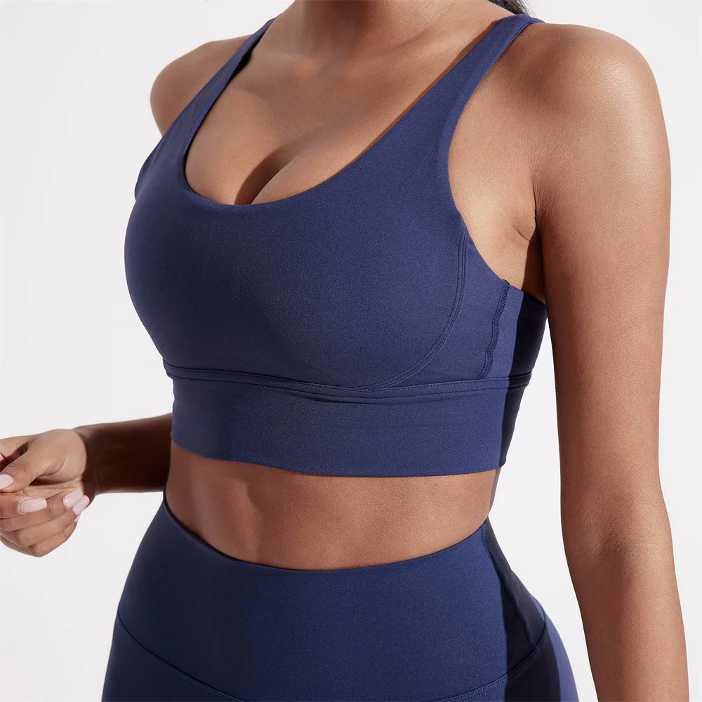 Cross back Fitness sport Bra