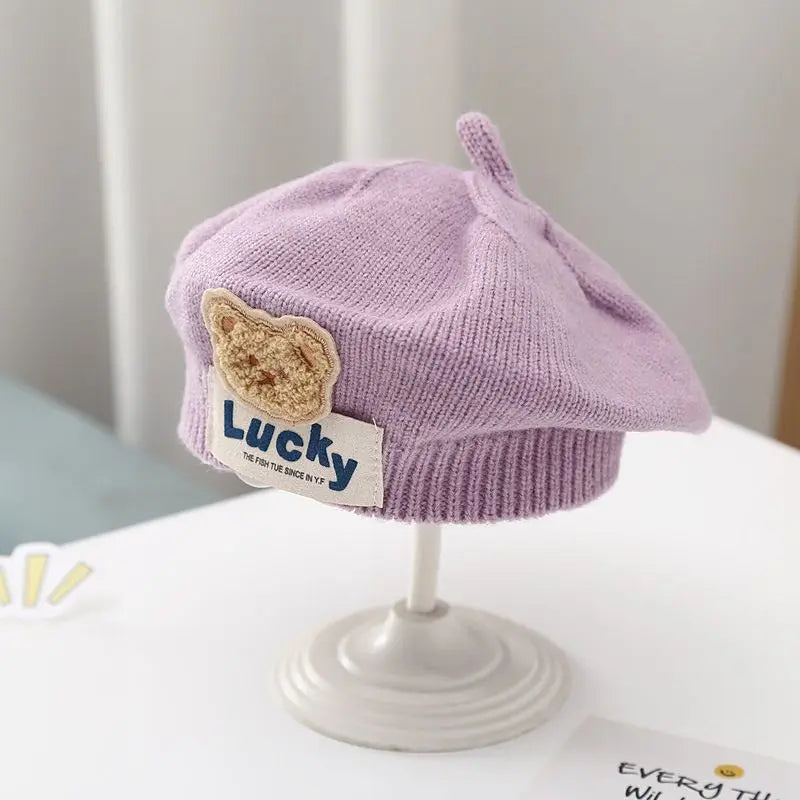 Flower Baby Beret Hat