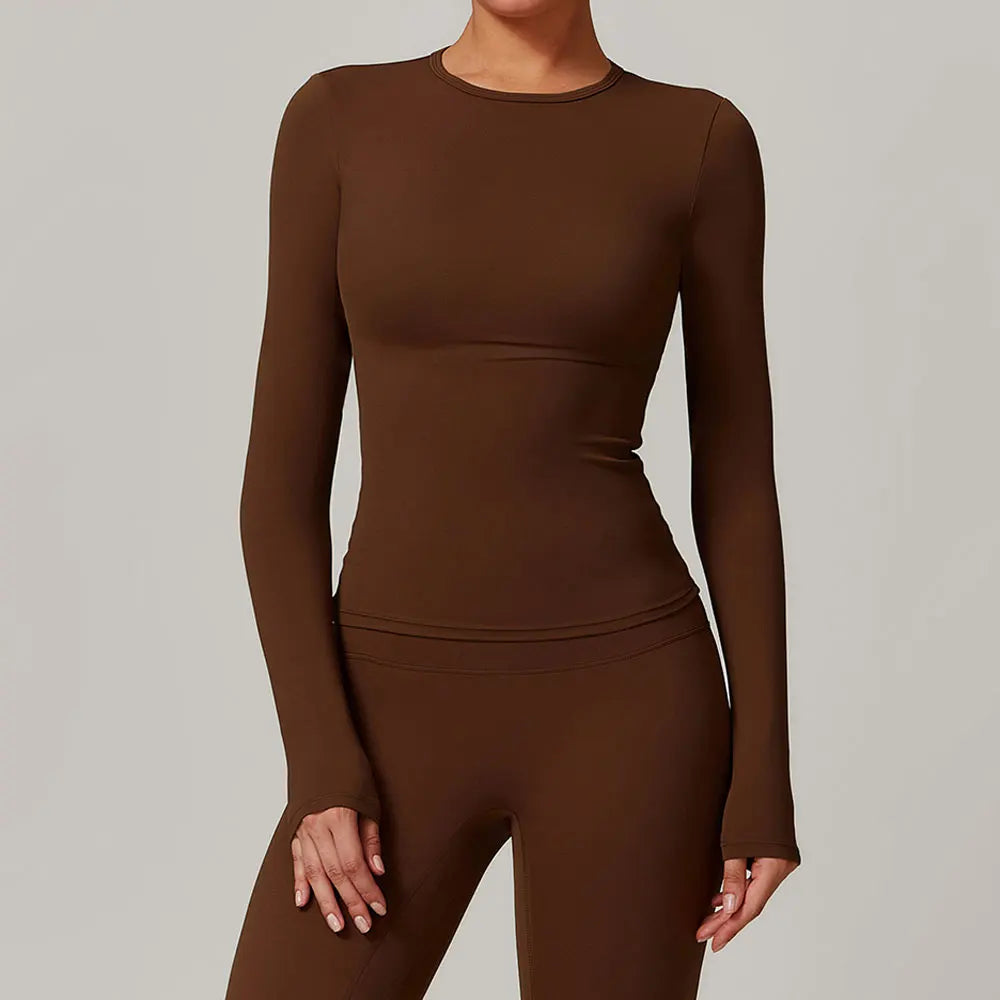 long sleeves gym set