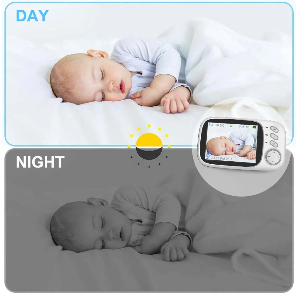 New 3.5'' Video Baby Monitor Security camera