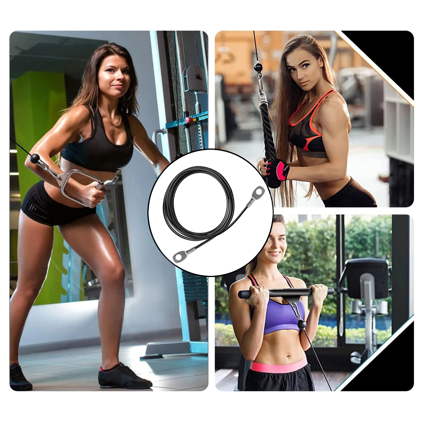 Heavy Duty Fitness Pulley Cable