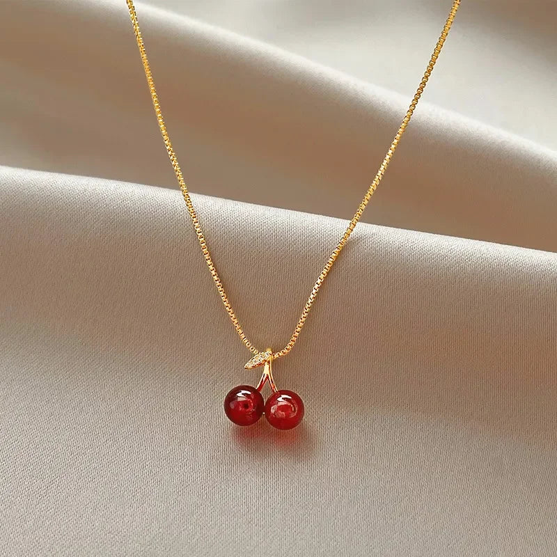 Little Red Cherry Pendant
