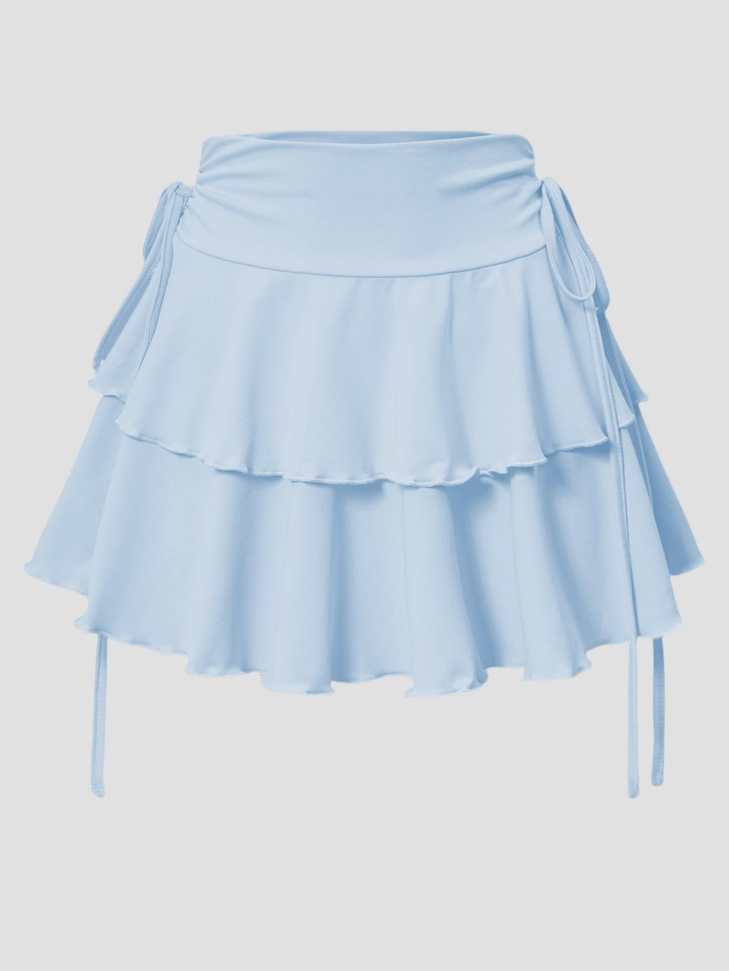 High Waist  Elastic  Short Skirt