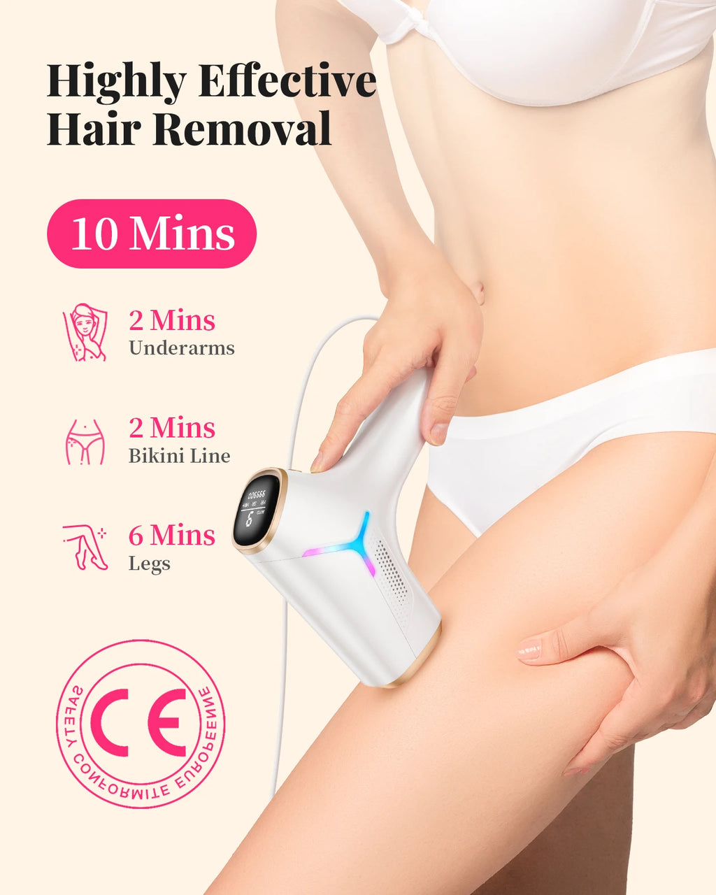 Painless Permanent Laser Hair removal
