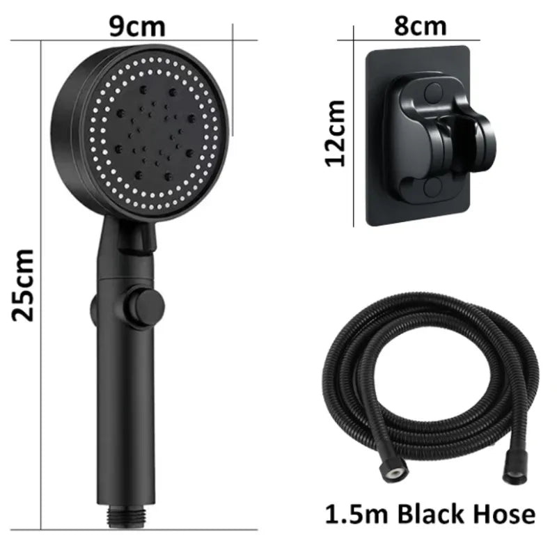 High-pressure Shower Head Set 5 Modes of Adjustment