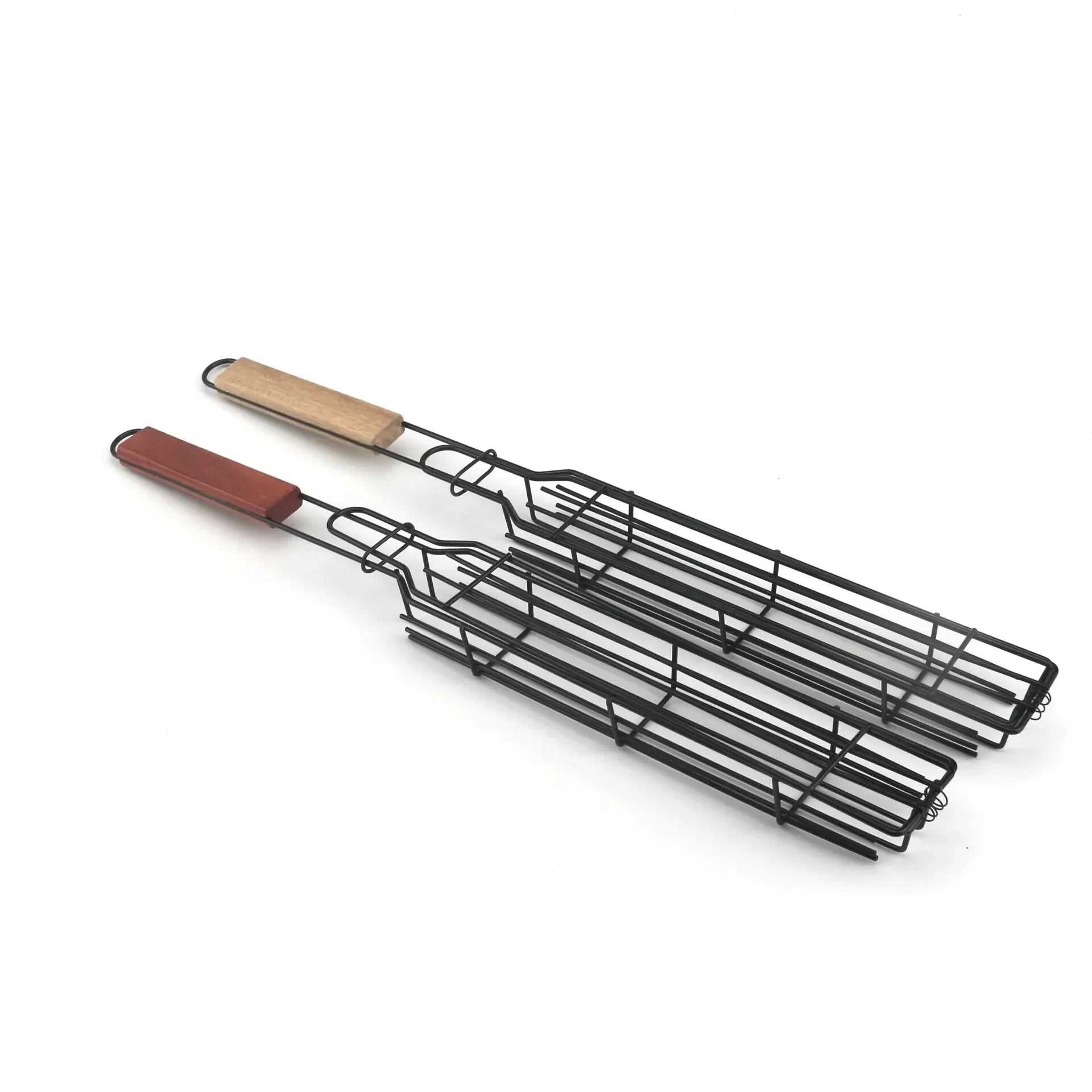Outdoor Wooden Handle Barbecue Cage