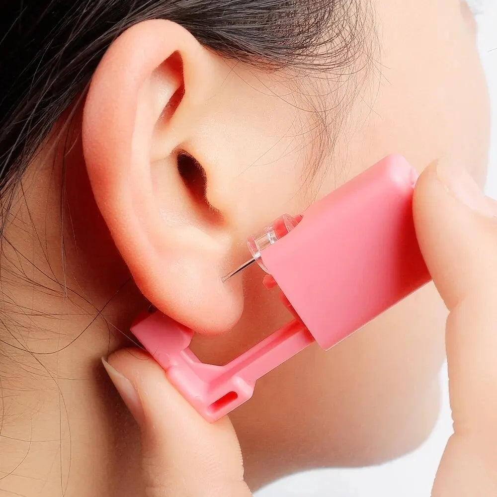 1-4Pcs Disposable Safe Painless Piercing Gun Set