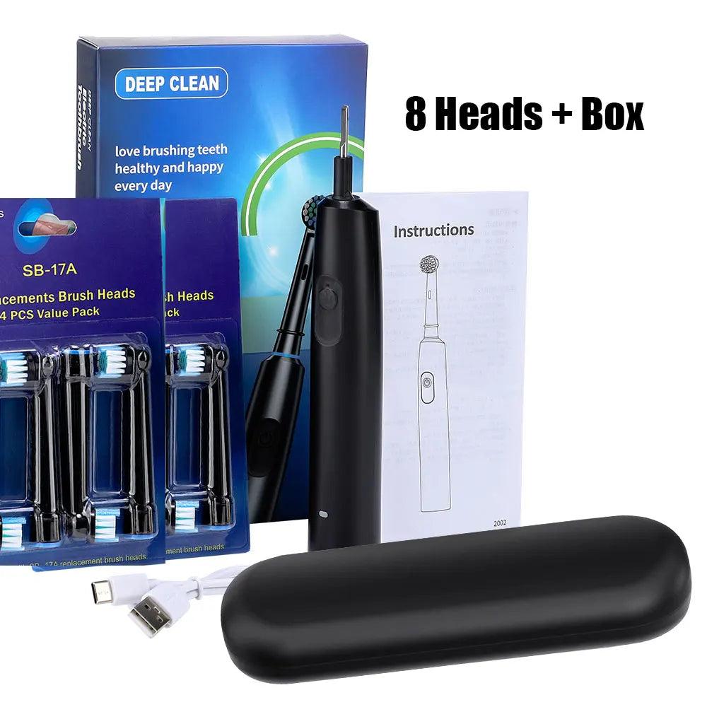 Rechargeable Smart Rotating Timing Electric Toothbrush