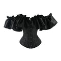 Off Shoulder Ruffles  Sexy Corset Top