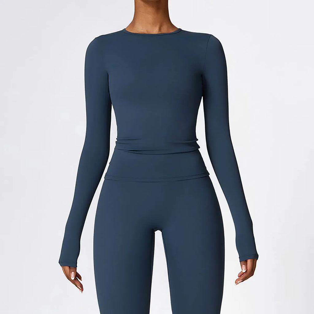 long sleeves gym set