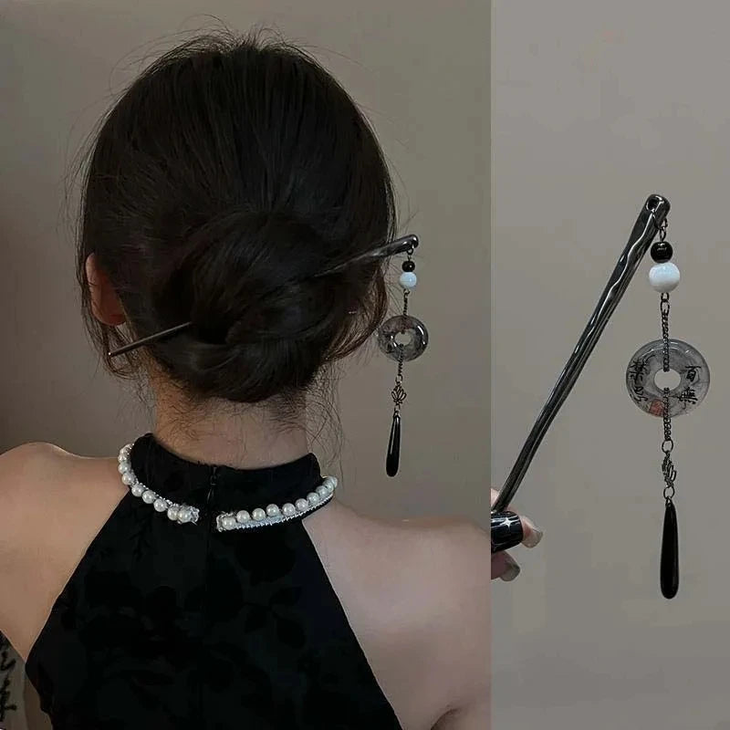 Chinese Style Butterfly Flower Hair Sticks