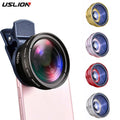 2 IN 1 Lens Universal Clip Mobile Phone Lens Super Wide-Angle Macro HD