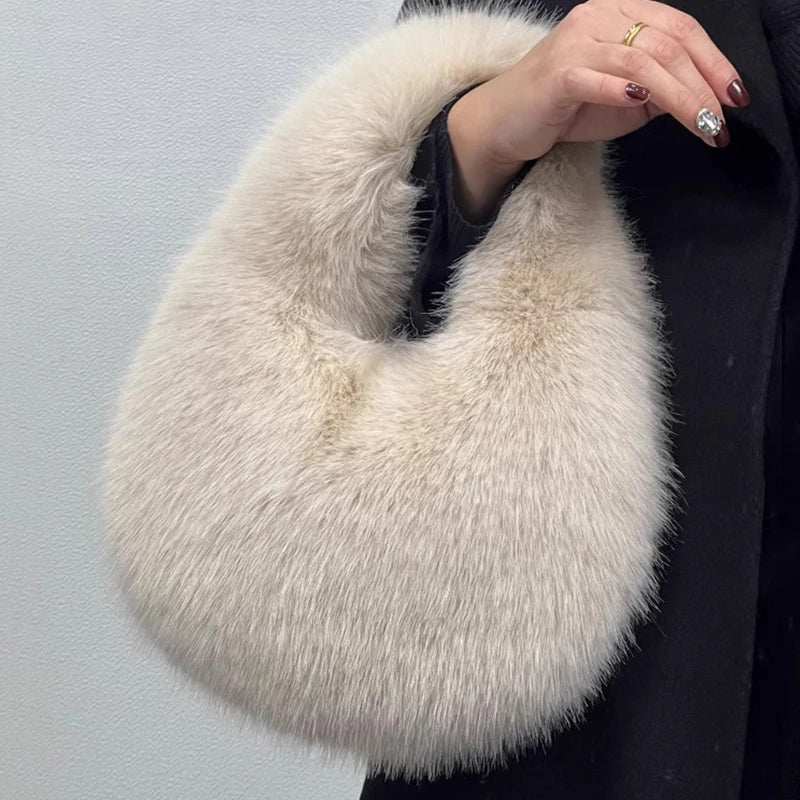 Furry Shoulder Bags