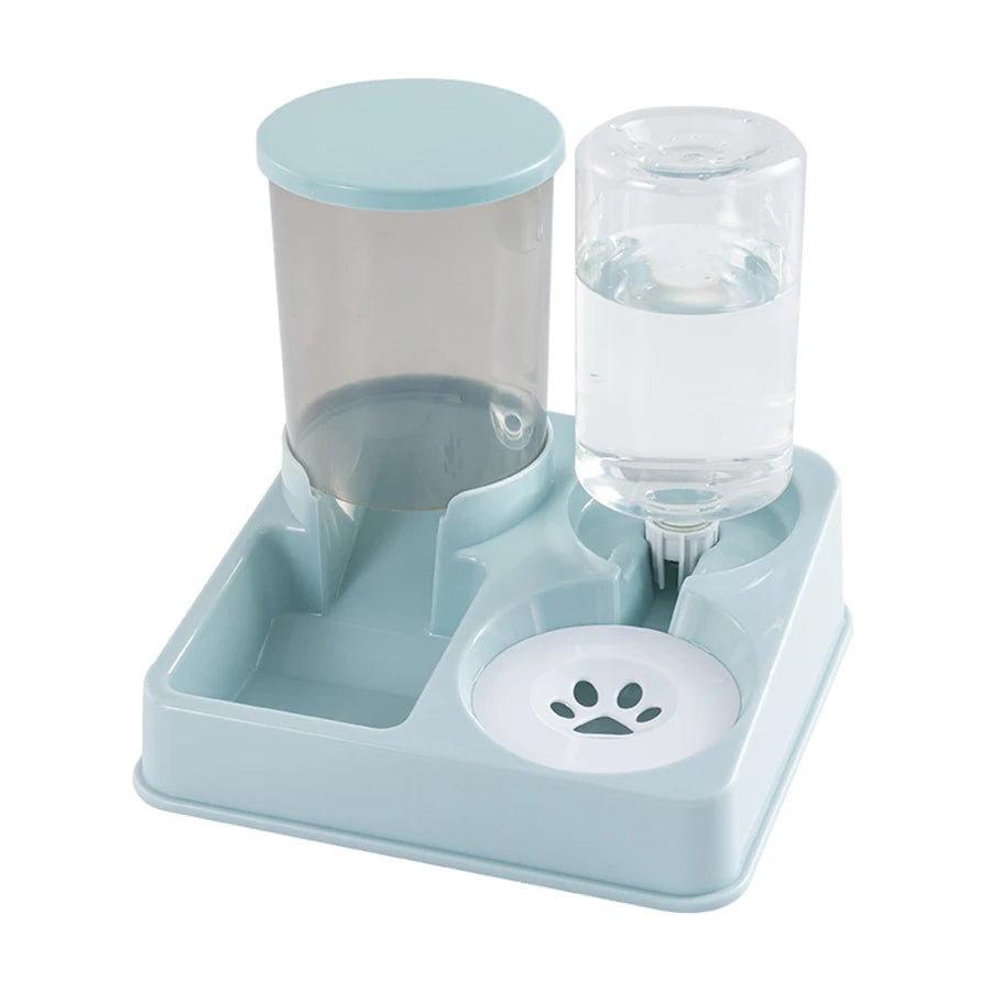Automatic Pet Feeder Water Dispenser Set,
