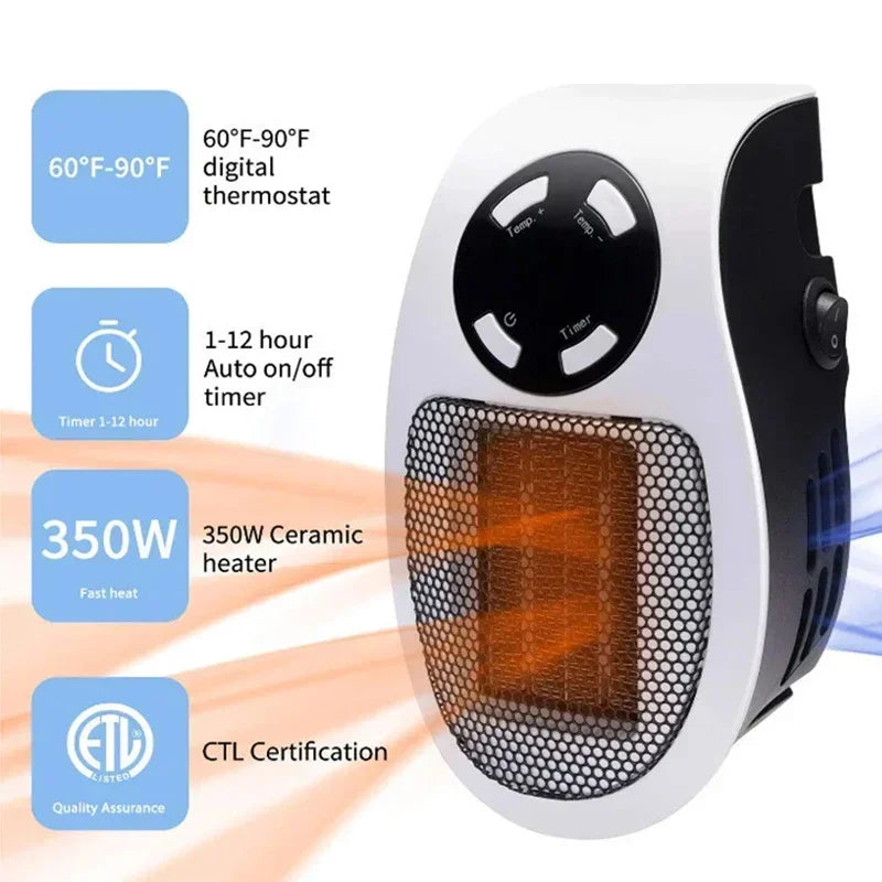 350W Portable  Electric Heater